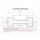 Grilladapter für Edelstahlflexrohre Grill-Smo 0,65 Liter